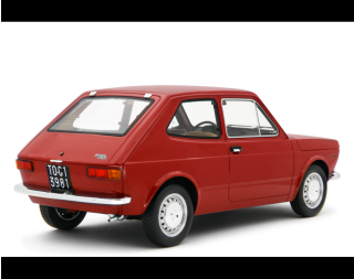 Fiat 127 1° Serie 1972 3 Porte Rosso Laudoracing 1:18 Resinemodell (Türen, Motorhaube... nicht zu öffnen!)